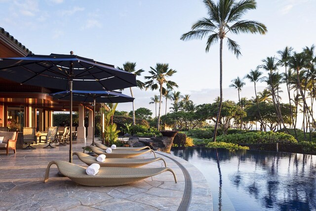 68-1015 Pauoa Way, Kamuela, HI 96743 - view of patio with a water view
