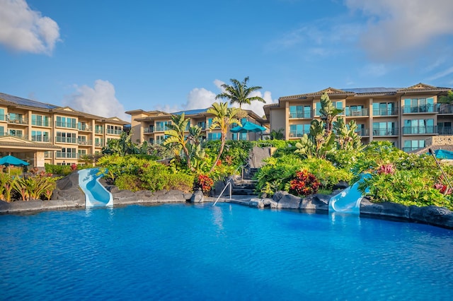 4-820 Kuhio Hwy Unit C402, Kapaa, HI 96746 - view of swimming pool