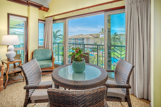 4-820 Kuhio Hwy Unit C402, Kapaa, HI 96746 - view of sunroom / solarium