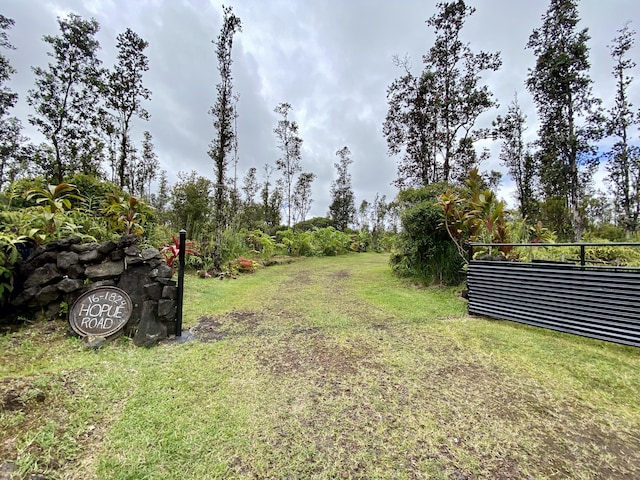 16-1824 Hopue Rd, Mountain View, HI 96760 - view of grassy yard