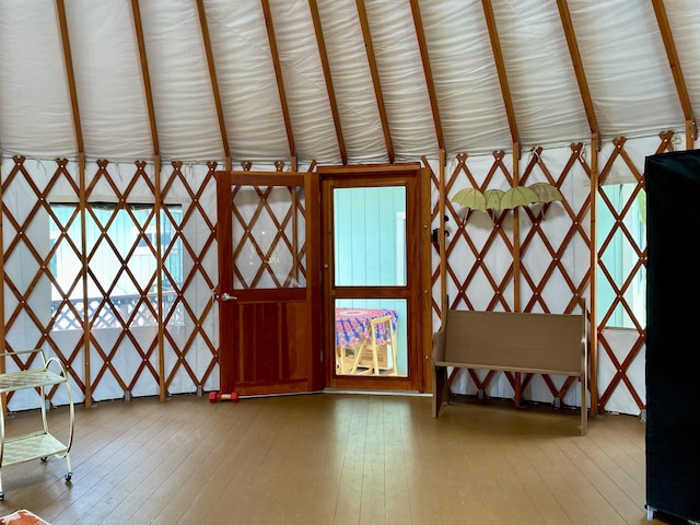 16-1824 Hopue Rd, Mountain View, HI 96760 - entryway with hardwood / wood-style floors