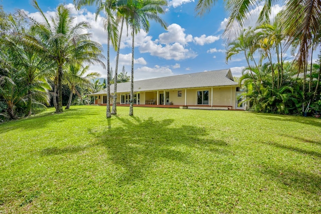 4875-J Kapaka St Unit 13D, Princeville, HI 96722 - view of front of property with a front lawn
