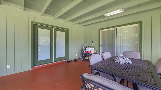 6573-E Puupilo Rd, Kapaa, HI 96746 - view of patio with outdoor dining space and french doors