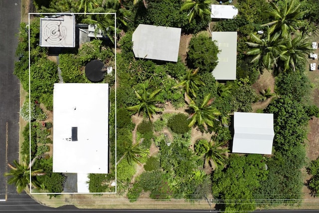 12-154 Mapuana Ave, Pahoa, HI 96778 - aerial overview of property's location with property boundaries highlighted