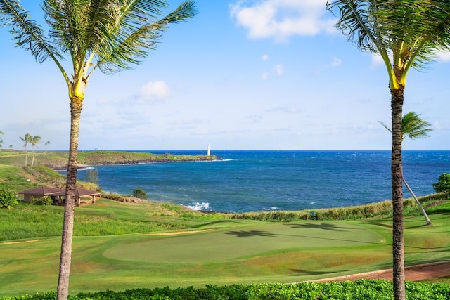 3770 Alaoli Way Unit 1002, Hokuala, HI 96766 - view of property's community featuring a water view and golf course view