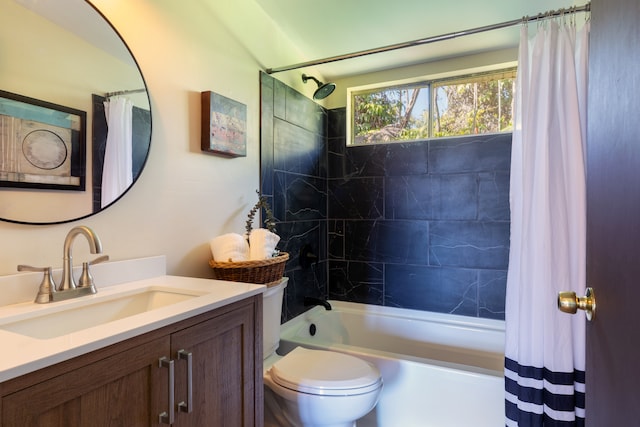 11-3246 Alaula St, Volcano, HI 96785 - bathroom with shower / tub combo, vanity, and toilet