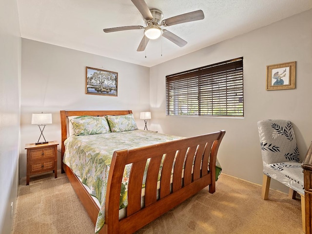 19-4157 Wright Rd, Volcano, HI 96785 - bedroom with carpet floors and ceiling fan