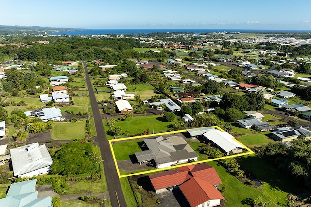 127 Kanoelani St Unit 1, Hilo, HI 96720 - aerial perspective of suburban area with property boundaries highlighted