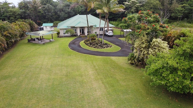 15-1765 28th Ave, Keaau, HI 96749 - aerial view of property and surrounding area