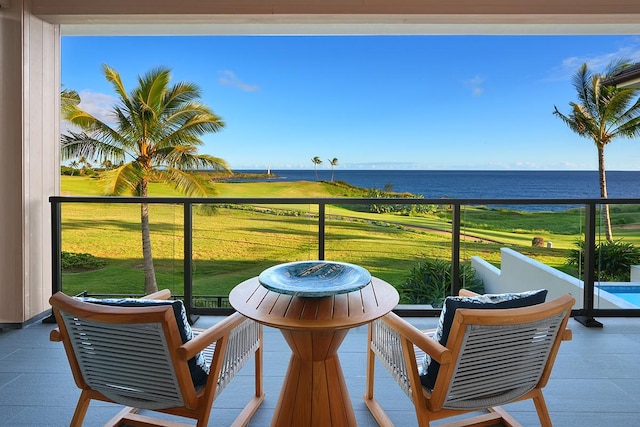 3770 Alaoli Way Unit 2006, Lihue, HI 96766 - balcony with a water view