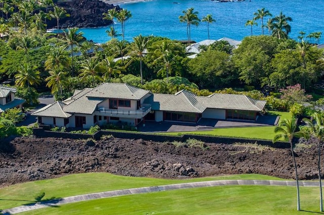 68-1051 Honokaope Way, Kamuela, HI 96743 - aerial view of property and surrounding area with a large body of water