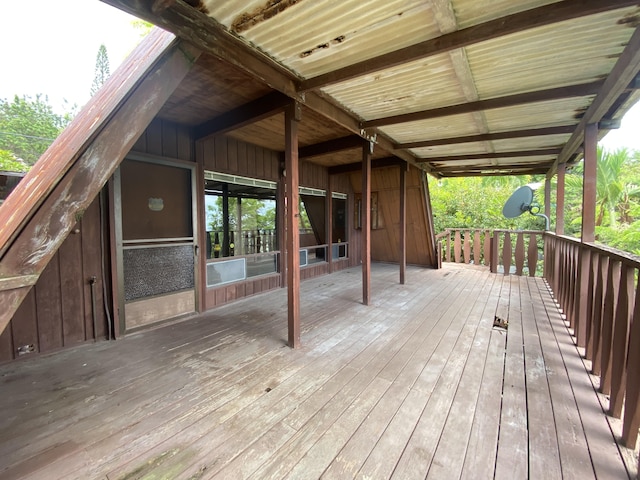 87-474 Kaohe Rd, Captain Cook, HI 96704 - view of wooden terrace