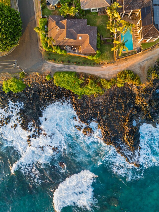 1871 Pee Rd Unit 1, Koloa, HI 96756 - bird's eye view of a pool area