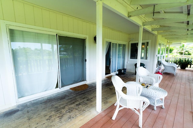27-624 Kahalii Pl, Pepeekeo, HI 96781 - view of wooden deck