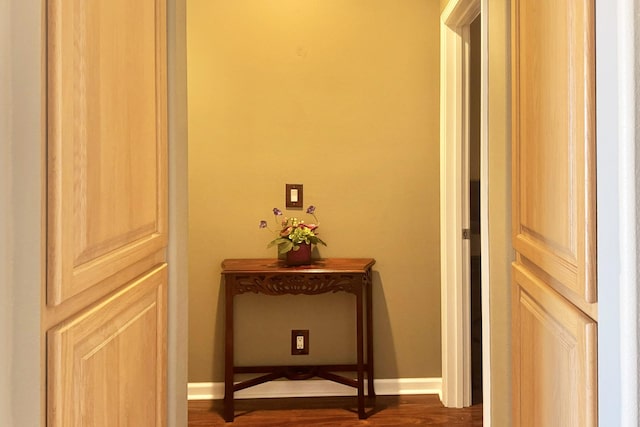 76-149 Kamehamalu St, Kailua-Kona, HI 96740 - corridor with dark wood finished floors and baseboards