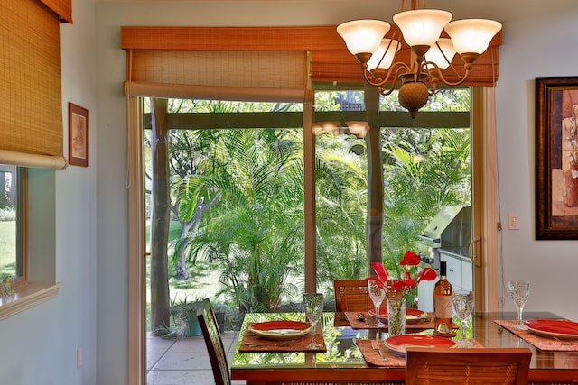 68-1125 Kaniku Dr Unit 706, Kamuela, HI 96743 - dining room with a chandelier