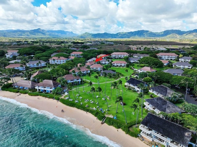 2253 Poipu Rd Unit 156, Koloa, HI 96756 - drone / aerial view of a water and mountain view