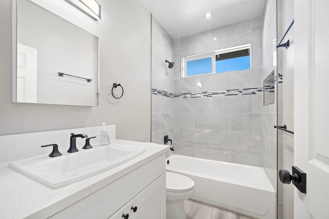 850 Kamalu Rd, Kapaa, HI 96746 - full bath with vanity, toilet, and bathtub / shower combination