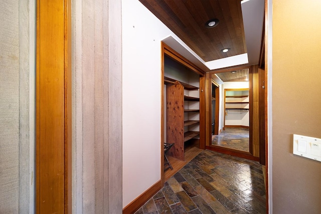 36-2850 Hawaii Belt Rd, Ookala, HI 96774 - hallway with recessed lighting and baseboards