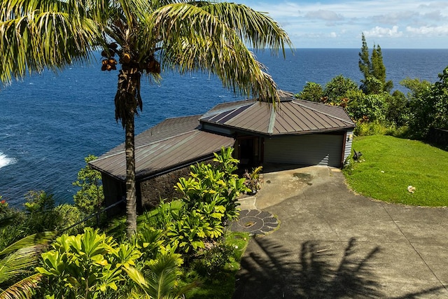 36-2850 Hawaii Belt Rd, Ookala, HI 96774 - drone / aerial view of a large body of water