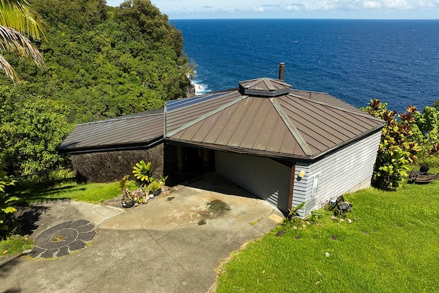36-2850 Hawaii Belt Rd, Ookala, HI 96774 - view from above of property with a large body of water
