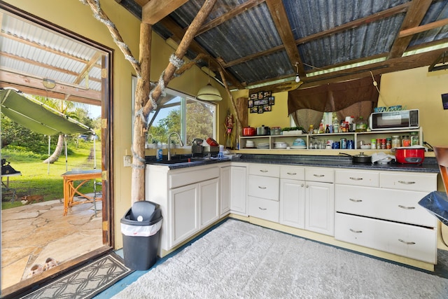 87-2642 Hawaii Belt Rd, Captain Cook, HI 96704 - view of patio with a sink, an outdoor kitchen, and a gazebo