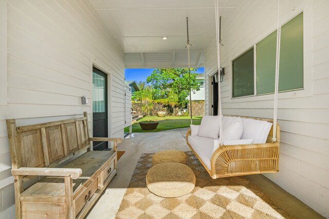 5108 Opelu St, Hanalei, HI 96714 - view of patio / terrace with outdoor lounge area
