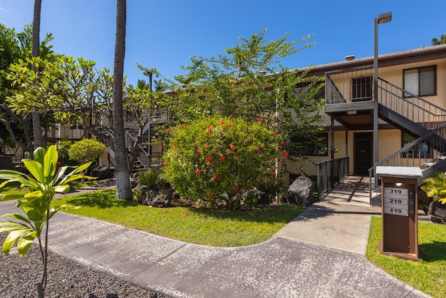78-6920 Alii Dr Unit 219, Kailua-Kona, HI 96740 - view of property with stairs