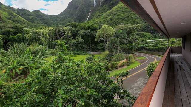 5-7834 Kuhio Hwy, Hanalei, HI 96714 - view of mountain backdrop with a forest