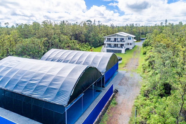 11-3064 Lehua St, Mountain View, HI 96771 - view from above of property featuring a heavily wooded area
