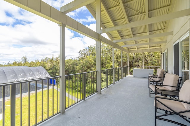 11-3064 Lehua St, Mountain View, HI 96771 - view of patio / terrace with a balcony