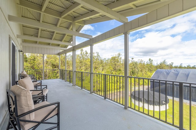 11-3064 Lehua St, Mountain View, HI 96771 - view of patio / terrace with a balcony