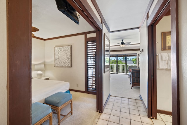 2253 Poipu Rd Unit 109, Koloa, HI 96756 - corridor featuring light colored carpet, baseboards, and light tile patterned floors