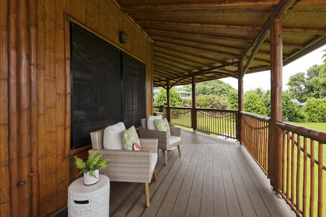 28-3033 Beach Rd, Pepeekeo, HI 96783 - view of deck