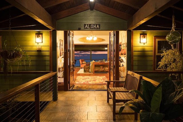 74-1026 Lawaia Rd, Holualoa, HI 96725 - view of exterior entry featuring covered porch