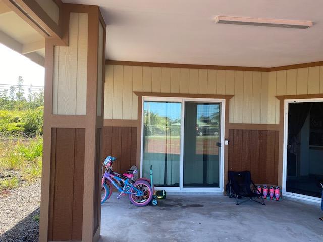 15-1852 33rd Ave, Keaau, HI 96749 - view of exterior entry with a patio area
