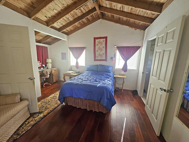 16-1745 35th Ave, Kurtistown, HI 96760 - bedroom featuring wood ceiling and hardwood / wood-style floors