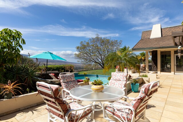 71-1638 Puu Napoo Dr, Kailua-Kona, HI 96740 - view of patio / terrace featuring outdoor dining space