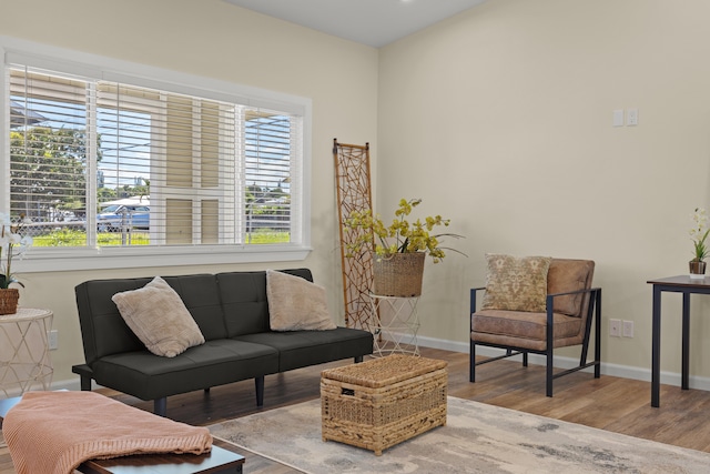 3905 Kila Pl, Hilo, HI 96720 - living area featuring wood finished floors and baseboards
