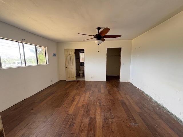 15-1698 19th Ave, Keaau, HI 96749 - unfurnished room featuring dark wood-style flooring and ceiling fan