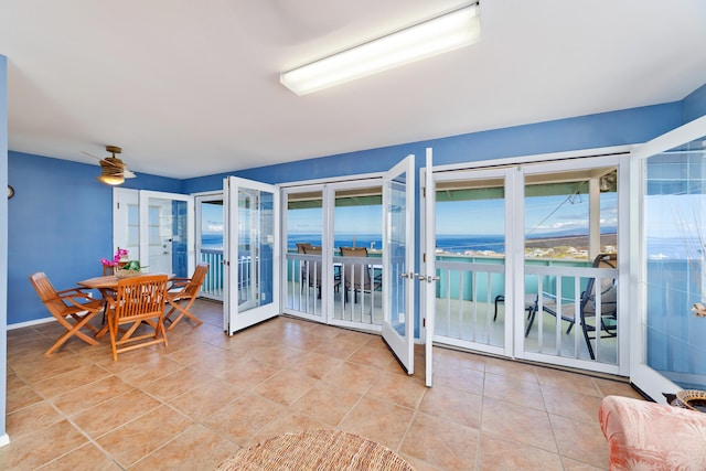 88-198 Aoao Ave, Captain Cook, HI 96704 - sunroom / solarium featuring french doors