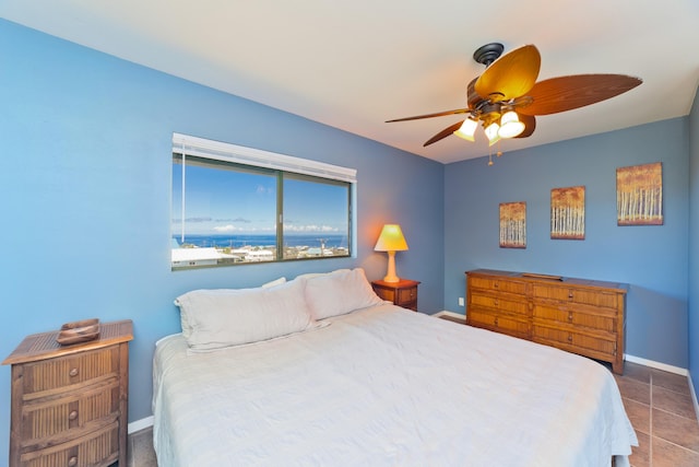 88-198 Aoao Ave, Captain Cook, HI 96704 - bedroom with baseboards and ceiling fan