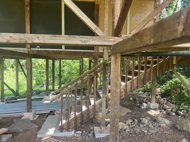12-7205 Mauka Nui St, Pahoa, HI 96778 - detailed view of stairway