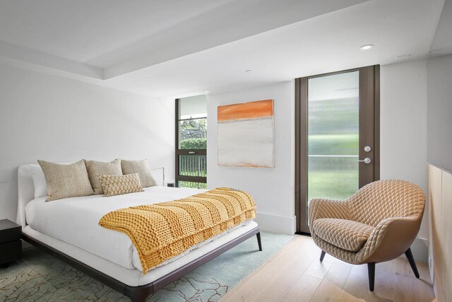 66-84 Kaunaoa Dr Unit C33, Kamuela, HI 96743 - bedroom with wood finished floors and recessed lighting