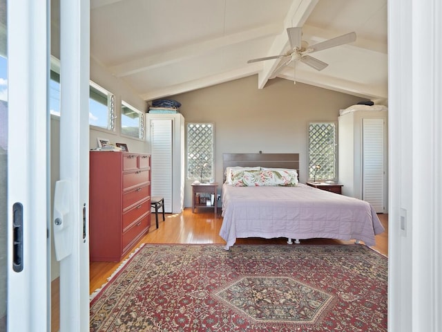 88-1541 Elima Ave, Captain Cook, HI 96704 - bedroom featuring light wood finished floors and ceiling fan