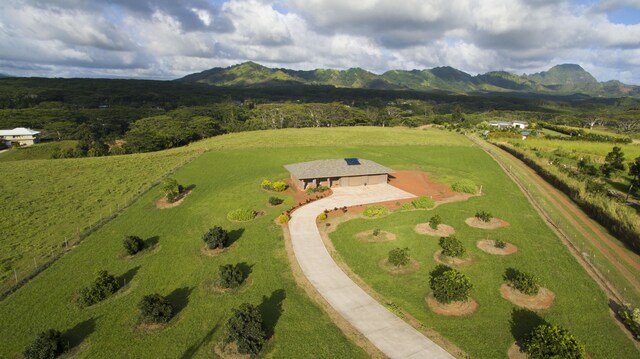 4737-C Koloa Rd Unit 6, Koloa, HI 96756 - overview of rural landscape with a mountain backdrop