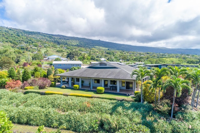 82-1171 Meli Rd, Captain Cook, HI 96704 - view of front of home with covered porch