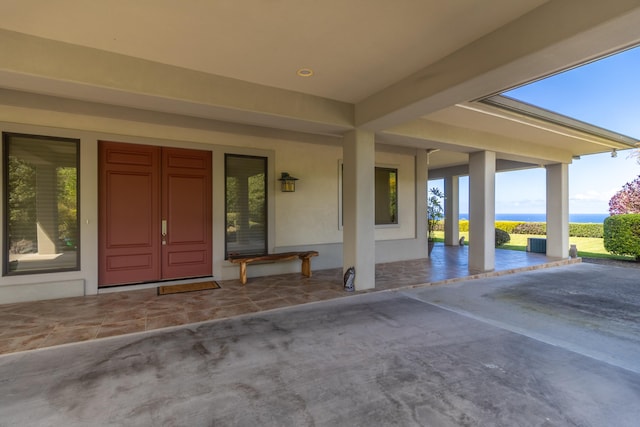 82-1171 Meli Rd, Captain Cook, HI 96704 - property entrance with stucco siding