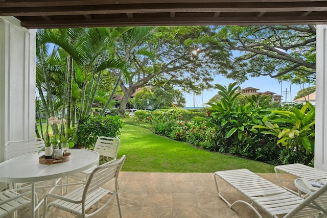 2253 Poipu Rd Unit 168, Koloa, HI 96756 - view of patio featuring outdoor dining area
