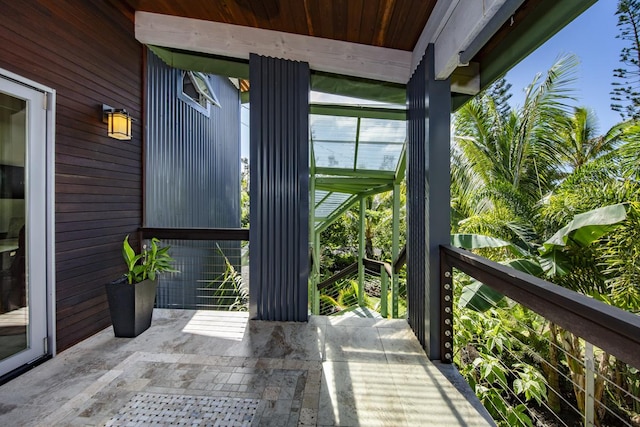 12-7002 Hoeunalu St, Pahoa, HI 96778 - view of unfurnished sunroom